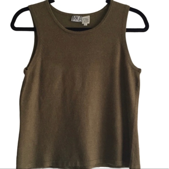 IRKA by SSG Silk Cashmere Tank Top - Picture 1 of 5
